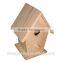 Trade Assurance Antique Imitation Outdoor Garden Decoration Wooden Bird House Feeder