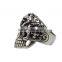 Titanium Steel Ring Fashion Retro Pattern Skull Design Men Ring Gifts