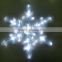 2016 decorative outdoor wall hanging light / christmas snowflake light / christmas wall hange snowflake light