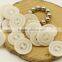 two holes white resin button for clothes