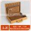 Guangzhou factory solid quality PU suitcase box leather box