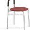 stylish simple design durable chairs with metal frame cheap stackable bar chairs
