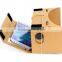 2016 New Arrival Virtual Reality 3D Google Glasses, DIY Google Cardboard Box 3D Glasses for 3.5-6.0 inch phones