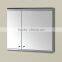 Corrosion Resistant Stainless Steel Medicine Cabinet with Sliding Mirror