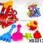 9PCS fun plastic castle model