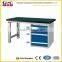 Heavy Duty Antistatic Steel Workbench or Work Table for Workshop Fitters