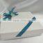 Luxury gift packaging box for clothing with coloured ribbon