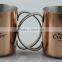 moscow mule copper cup/solid bronze color mug