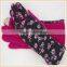 Florar Print 100% Fleece Cycling Wool Gloves