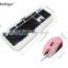 Advanced Wired Rainbow Backlit Gaming Keyboard and Cool Crack Mouse Combo