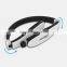 Long play time bluetooth retractable earphones with mic