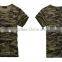 Military amry camouflage slim fit short t shirt for men