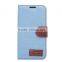 Jeans Cloth Leather Stand Case for Samsung Galaxy S6 edge G9250