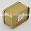 dongguan factory direct gold rectangle gift packaging tin can