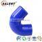 standard 38mm high temperature Blue 135 degree flexible silicone elbow hose hose
