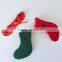 Customizable Laser Cut Felt Christmas Decoration Garlands Ribbon stocking