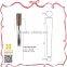 Shining gold cap clear bottle 23.5ml building mascara brush