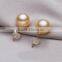 Charming Gray Simulated Pearl Gray Pearl Earrings Wholesale