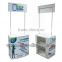 Cosmetic display table tiered displaly counter table