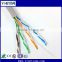 Low price 305M 4pairs UTP CAT5e Lan Network cable for network application