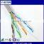 Low price 305M 4pairs UTP CAT5e Lan Network cable for network application