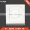High quality frosted faceplate PC white dimmer walll socket
