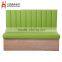 Green leather sofa dining seat