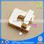 2017 Square Shape Push Lock in Shiny Nickel Color for Notebook