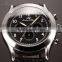 KS Navigator Vintage Black Analog Leather Auto Mechanical Men Watch