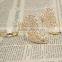 Fashion Custom Metal Keychian Gold Crystal Fancy Keychain Metal Keychain Crystal Keychain Women