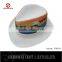 New arrival Printed Paper Fedora hat