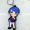 2016 Cute Cartoon kids Key Cover Silicone Skin Keyring Gift Party Favor,PVC key ring