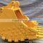 Q345B+NM400 Excavator Case CX130/CX160/CX210/CX240 rock bucket for sale