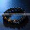 Latest design beads bangle jewelry natural ice tiger's-eye stone bracelet