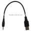 2.5MM to USB Male MP3/MP4 download / charge / audio converter data line Bluetooth headset charging line
