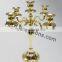 Modern Popular Gold Candelabras And 5 Arms Gold Candelabra Weddings For Church Decor