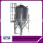 Hot-galvanized feeding silo for animal feed