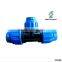 Water supply connection pp compression fittings equal tee/plastic pipe fittings equal tee