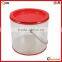 transparent small rigid clear plastic box