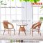 TG-8070 3 pieces outdoor furniture rattan cheap cafe tables and chairs