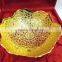 Promotional gift, corporate gift item gold plated brass bowl