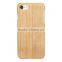 Real natural blank wood phone case customized logo wood phone shell multiple wooden material select covers for iPhone7
