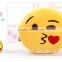 2016 Hot Emoji Cushion Smiley Face Expression Round Cushion home Pillow