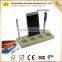 wholesale office desktop wooden pen holder for pen and smart phone