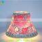 PINK mosaic colored glass candle holders