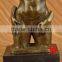 Bronze half woman body statues