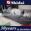 GREY L Shape FABRIC contemporary sectional sofa SET G172-RE