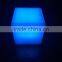 Rechargeable Battery Operated RGB Lighted Square Lamp with 16 Colors Changing
