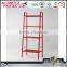 Factory price red color light duty metal display rack