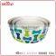 Custom logo printed melamine pet bowl, pet salad bowl